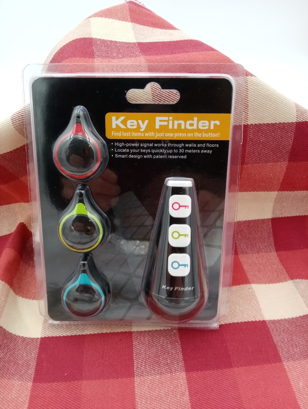 Key Finder NIP Locate Your Keys Up To 30 Meters Away.